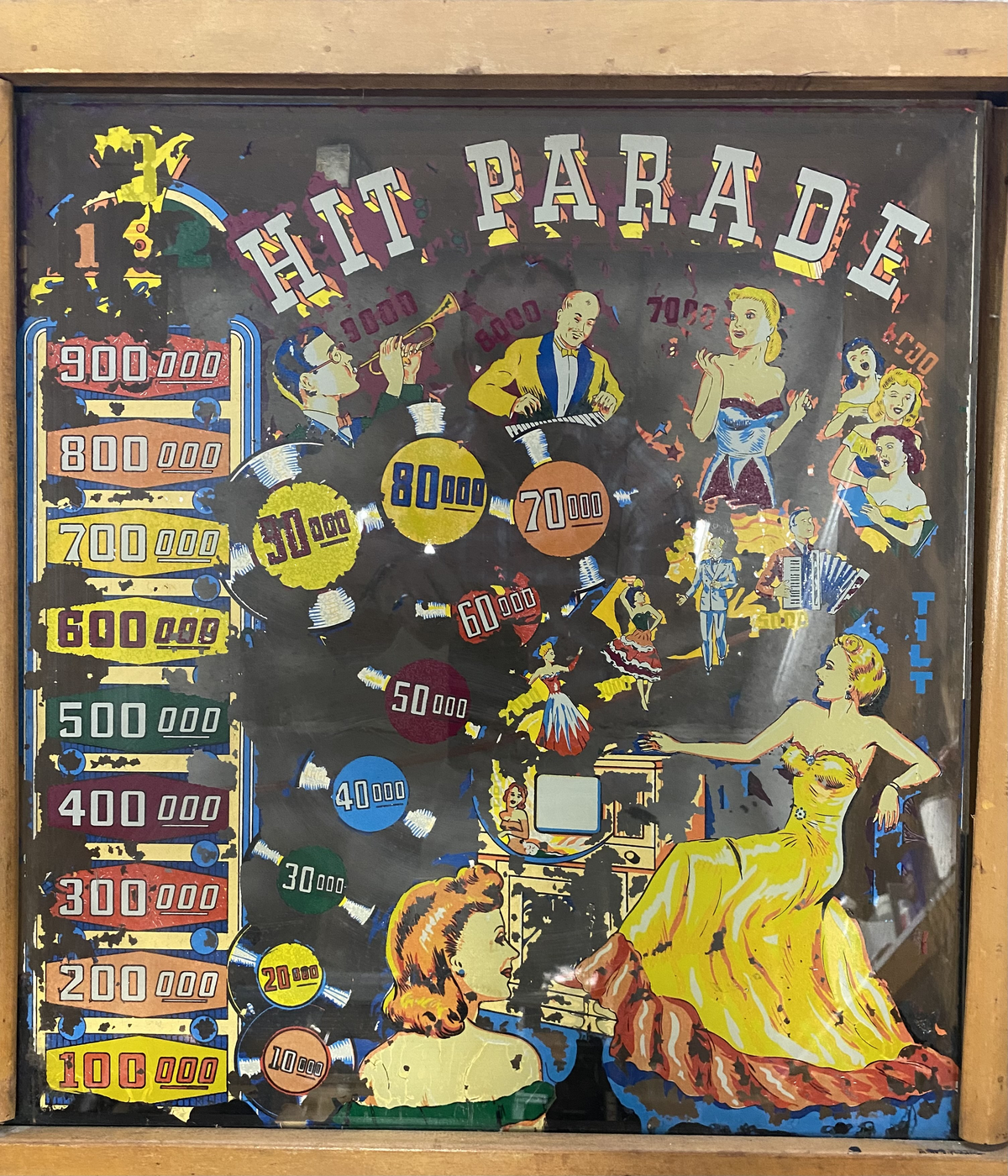 Hit Parade is a classic pinball machine produced by Marvel in 1948.
