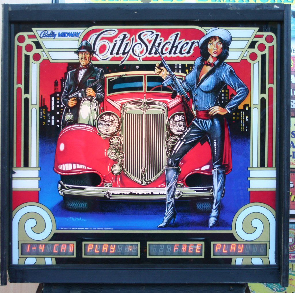 City Slicker is a pinball machine released by Bally in 1987. It is known for its engaging theme centered around city life and street smarts.