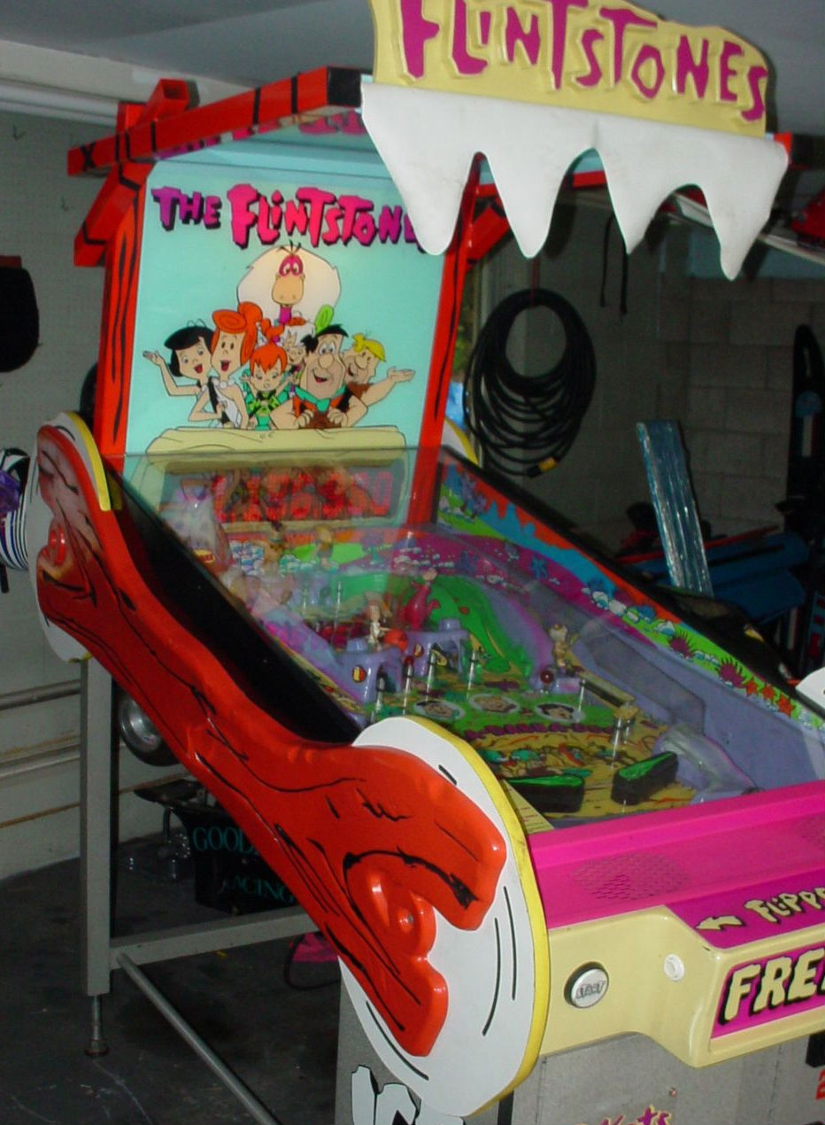 The Flintstones is an arcade redemption machine based on the popular animated TV series 'The Flintstones'. Developed by Innovative Concepts in Entertainment (ICE), this game capitalizes on the allure of the prehistoric family and their world, allowing players to engage in a fun-filled arcade experience.