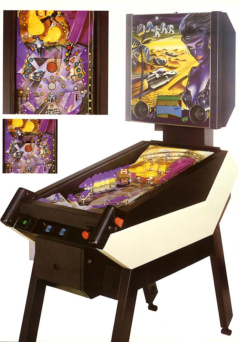 Dakar is a pinball machine released by Mr. Game, themed around the famous Dakar Rally.