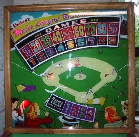Major League Baseball is a pitch-and-bat style arcade game released by United in 1948. It simulates the excitement of a baseball game, where players can experience innings, scoring, and hitting runs.
