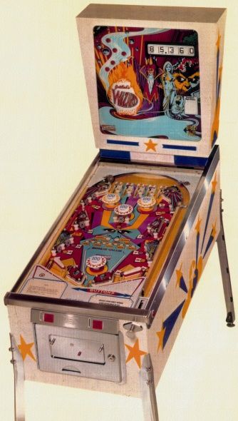 Wizard is a classic pinball machine released by Gottlieb in 1971.